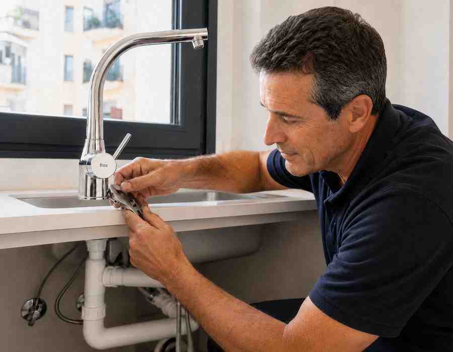 Fontaner Barcelona instal·lació aixeta professional